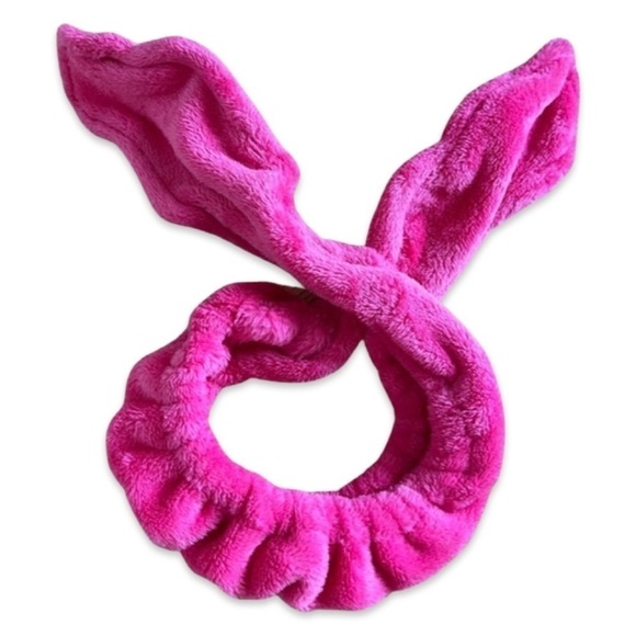 Quo Bath Quo Face Washing Headband Twist Close Bunny Ears Barbiecore Hot Pink Poshmark